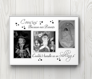 Cousins not siblings A4 print (unmounted/unframed) cousin