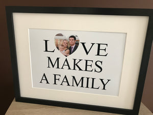 A4 print (unmounted/unframed) Love makes a family
