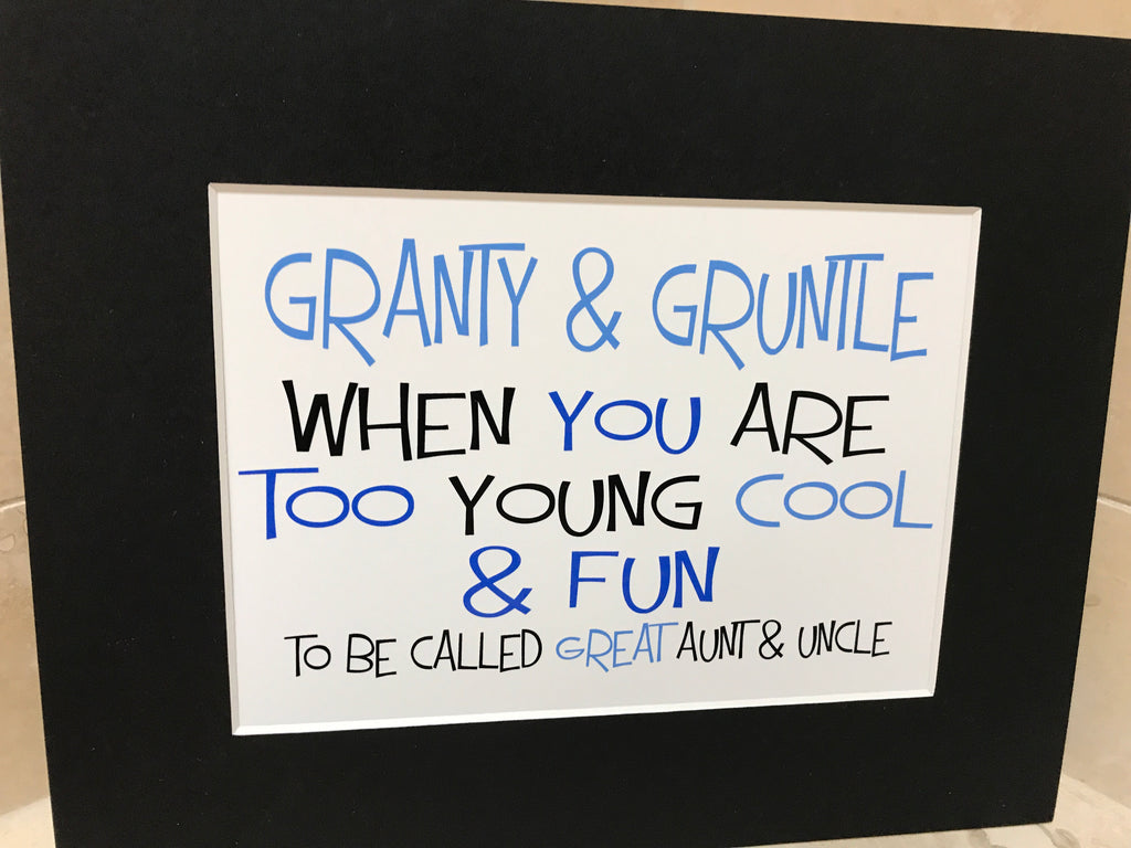 Granty & Gruntle 10x8 mount (unframed)