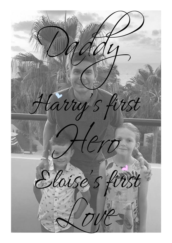 A4 print (unmounted/unframed) Daddy First hero, first love