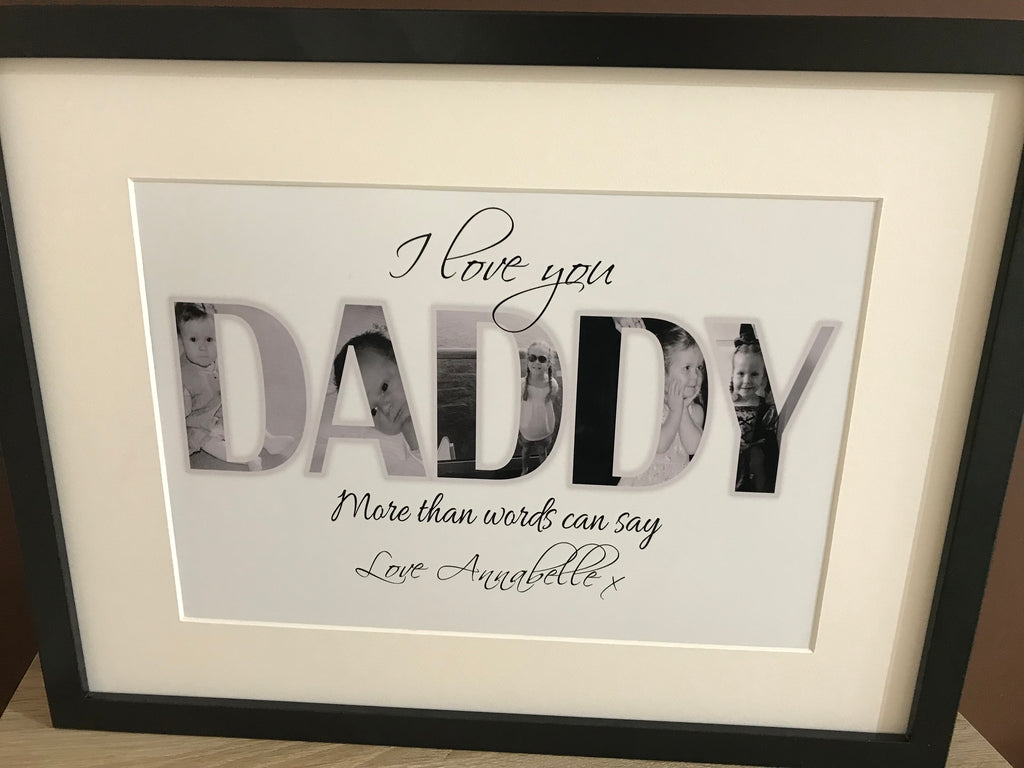 A4 print (unmounted/unframed) PRINT ONLY Daddy Father’s Day