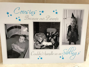 Cousins not siblings A4 print (unmounted/unframed) cousin