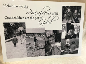 A4 print (unmounted/unframed) children are the rainbow of life