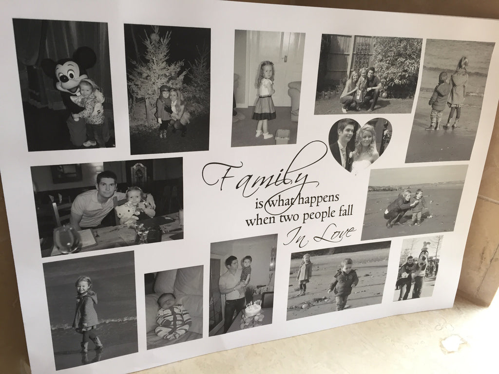 Family is what happens A4 print (unmounted/unframed)
