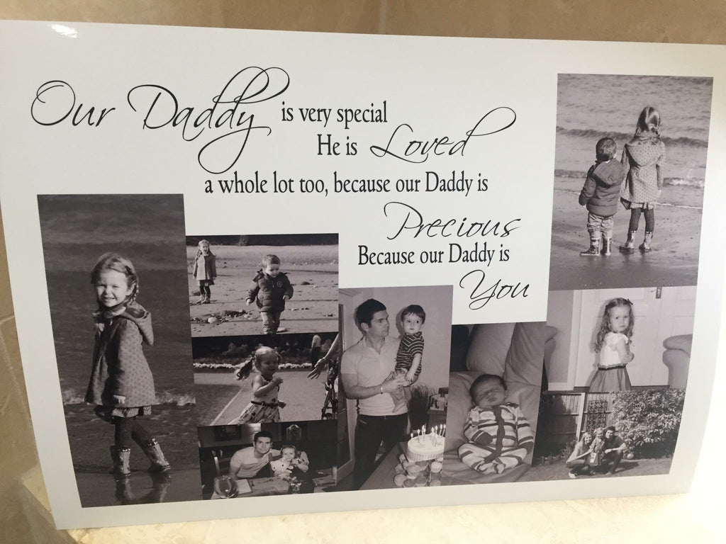 Our daddy precious A4 print (unmounted/unframed)